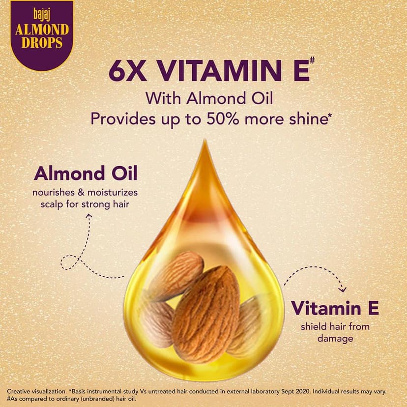 Bajaj Almond Drops Hair Oil, view 3