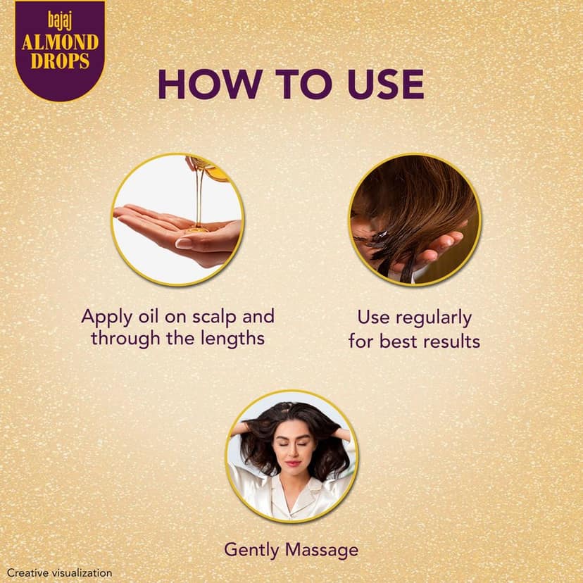 Bajaj Almond Drops Hair Oil, view 5