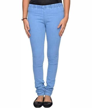 OuterWear - Light Blue Denim Slim Fit Women's Jeans ( Pack of 1 )