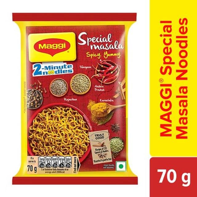 Maggi Special Masala Noodles, 70 G Pouch