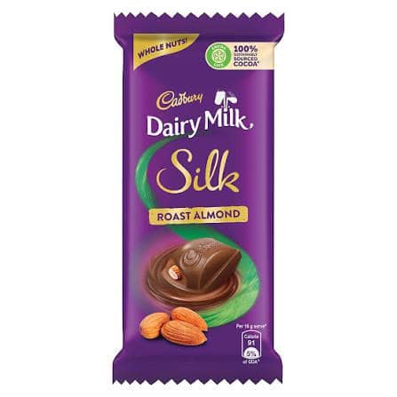 CADBURY DAIRY MILK ROAST ALMOND 58G