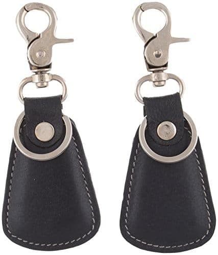 Leatherman Genuine Leather Black Keyring & Keychain