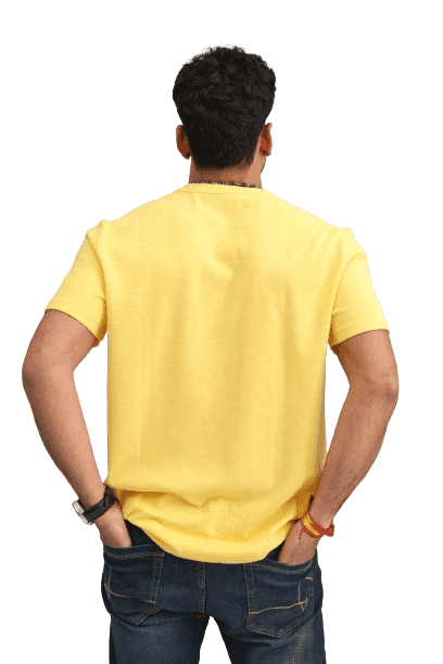 TRENDLAND Men's Pure Cotton ||220 GSM || Front Print & Back Solid || Round Neck Half Sleeve Regular Fit T-Shirt for Men (Pack of 1) view 2