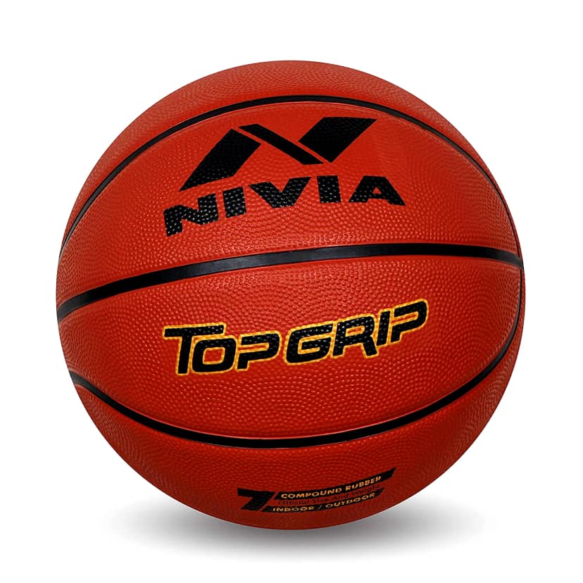 Nivia Top Grip Rubber Basketball (Size - 5) by Total Sporting And Fitness Solutions Pvt Ltd