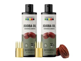 Organix Mantra Jojoba Oil, Cold Pressed Organic Oil ( Pack Of 2) - 240 Millilitre