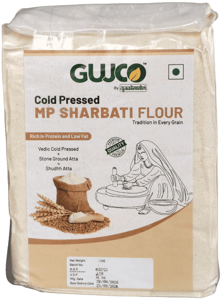 GUJCO Cold Pressed MP Sharbati Flour