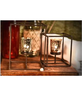 Hosley Black Metal Wall Sconce - Pack of 2