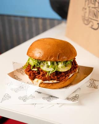 Hot Fried Chicken Burger