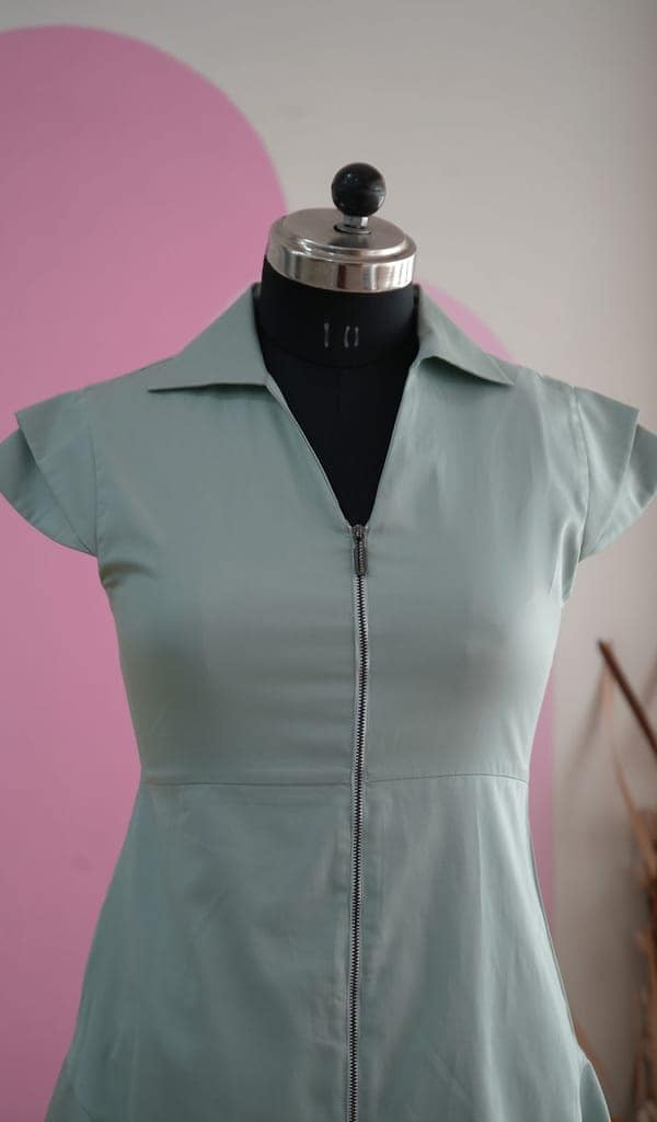 Pistachio Green Elegance Dress view 3