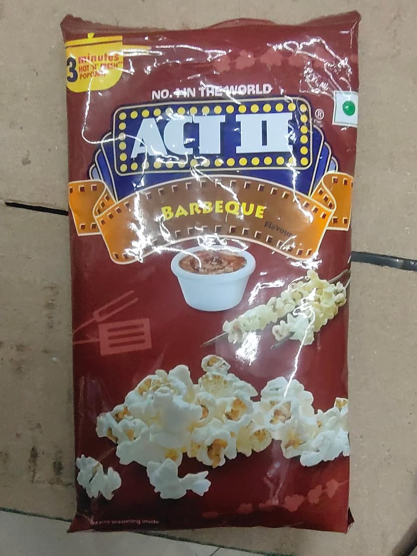 Act 2 popcorn barbeque flavour