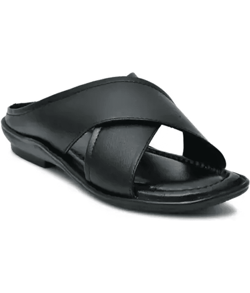 RAGE GAZE CROSS BLACK SHOE - Black Men's Sandals