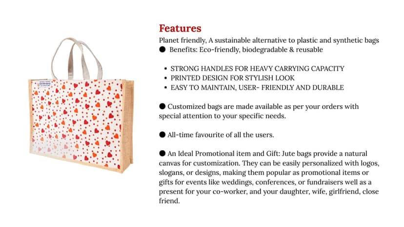 Jute Bag 1 Piece Each view 3