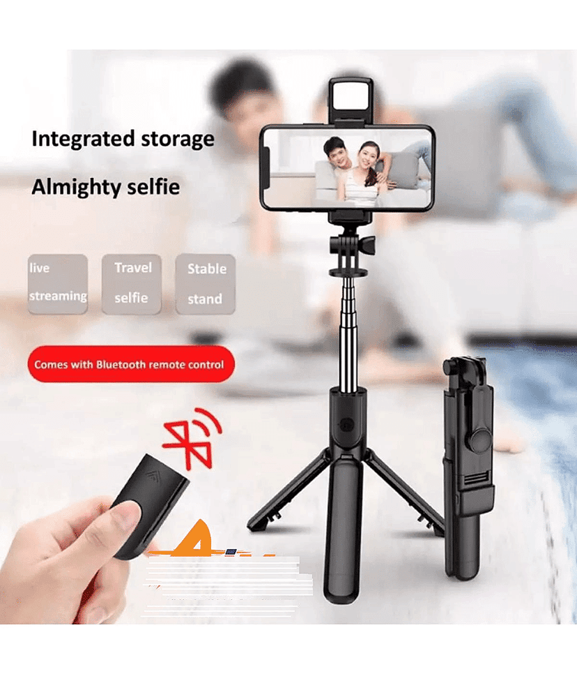 Shop To Shop Bluetooth Selfie Flash Light ( Black )