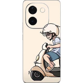 Yug Emporium Back Skin Wrap For IQOO Z9s Pro 5G Premium Quality Full Coverage (Couple) (Back Cover Multicolor)