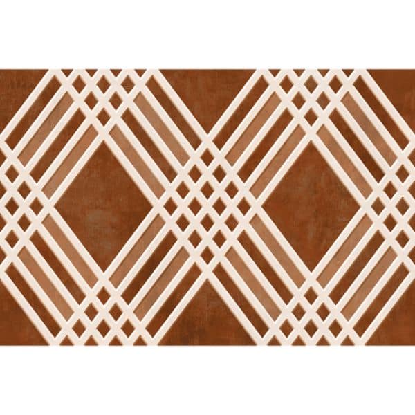 Orientbell Wall Tiles OHM Criss Cross Cotto HL 6 Pcs view 2