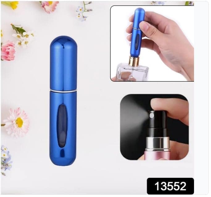 DHRUVINSRI Compact Mini Portable Perfume Empty Spray Bottle - Leak-Proof, Refillable Travel Size Perfume Atomizer for On-the-Go Fragrance, Convenient and Lightweight Design view 3