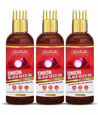 Lovelook Onion Black Seed Hair Oil - WITH COMB 300 mL