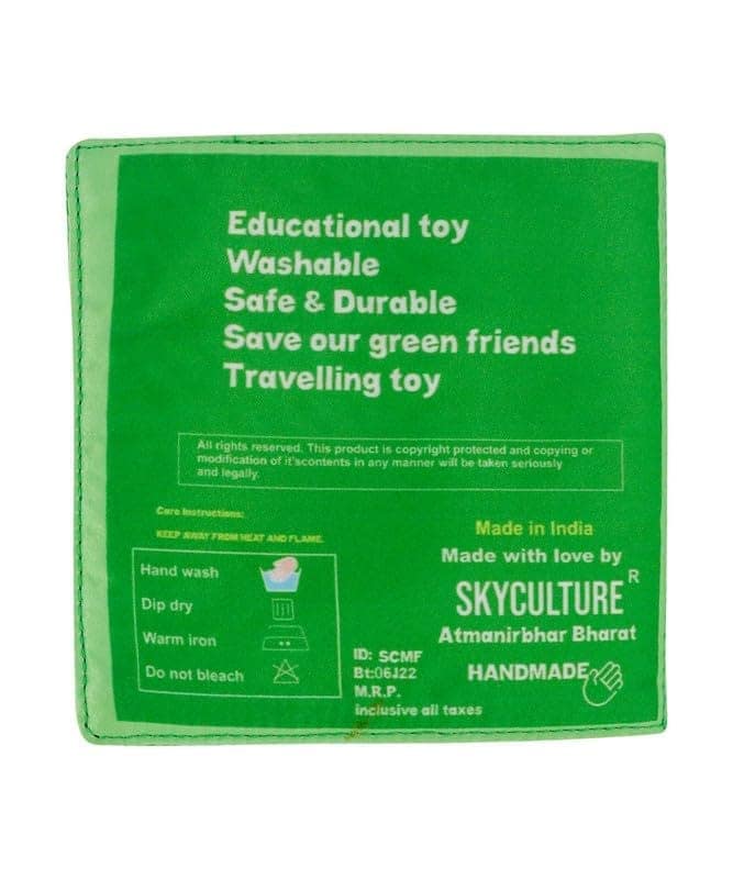 Skyculture� Fruits Name Mini Soft Cloth Book for Babies, Baby Learning Fabric Book, Early Education Toy, Gift for Babies Infants Toddlers Easy to Carry Lightweight and Foldable view 4
