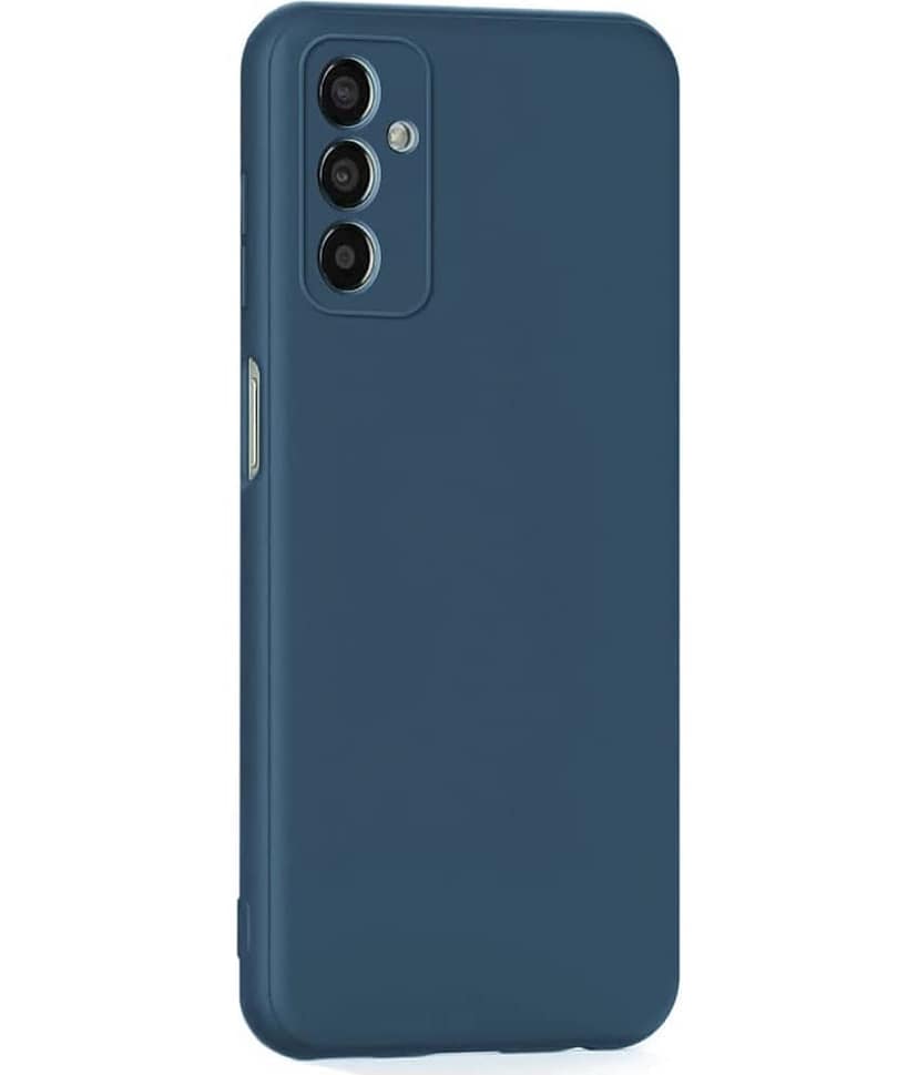 ZAMN - Blue Silicon Plain Cases Compatible For Samsung Galaxy F13 ( Pack of 1 ) view 2