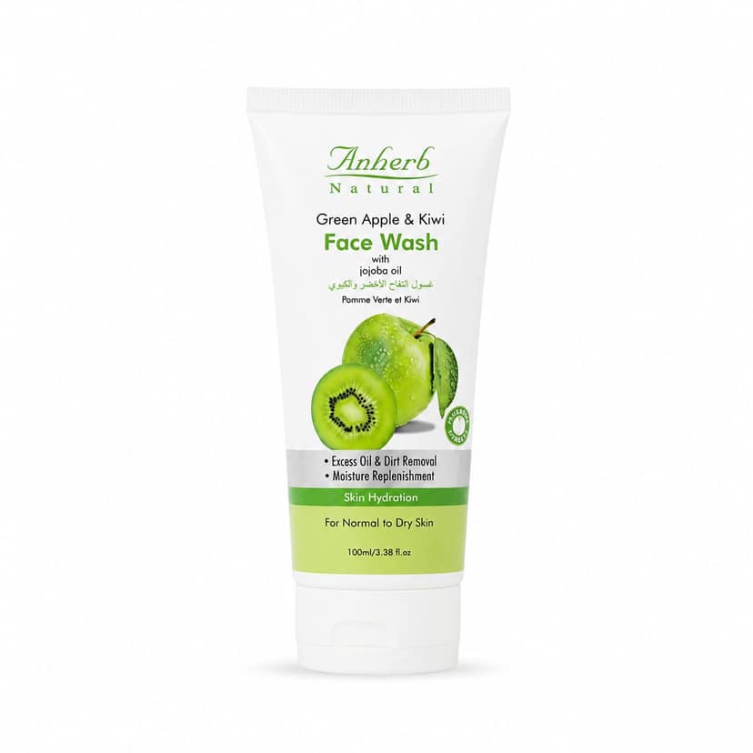 Anherb Natural Green Apple & Kiwi Face Wash - 100ml