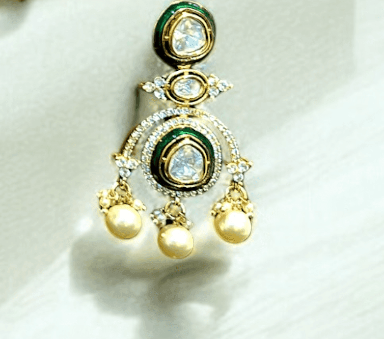 Vrinda Choker Set - The Royal Bride By Dia Art Jewels view 3