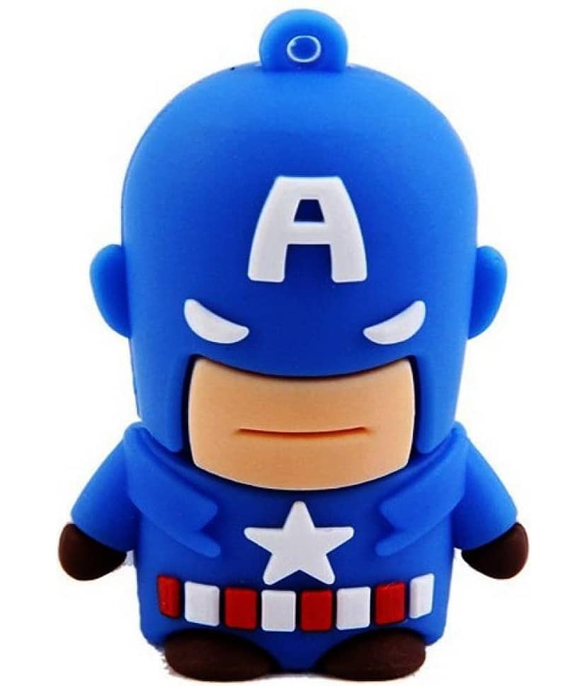 Pankreeti PKT480 Captain America 16GB USB 2.0 Fancy Pendrive Pack of 1