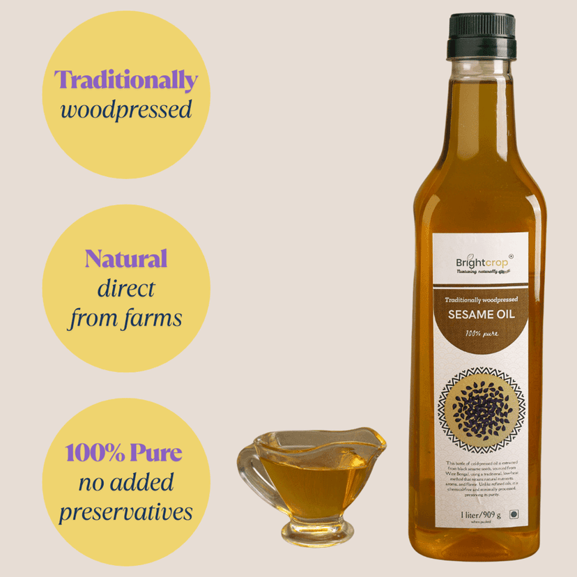 Sesame Oil (1 Liter Bottle) view 5
