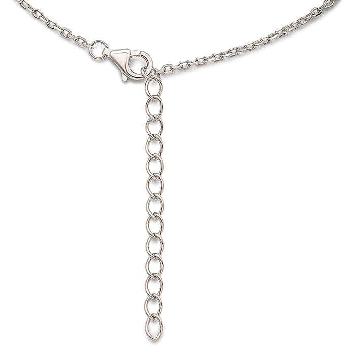 Silver Royal Crystal Anklet (Black) view 6