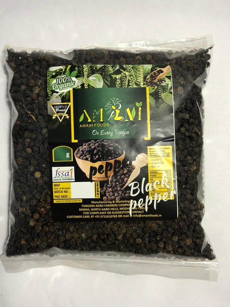Black Pepper (From the Garo Hills of Meghalaya)