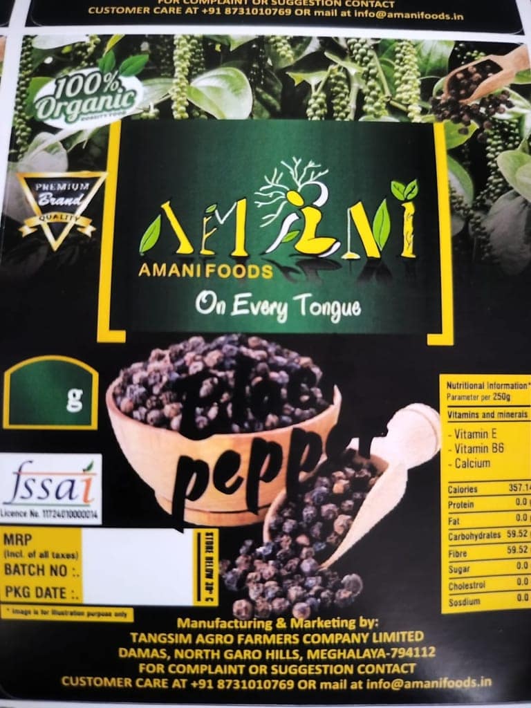 Black Pepper (From the Garo Hills of Meghalaya) view 3