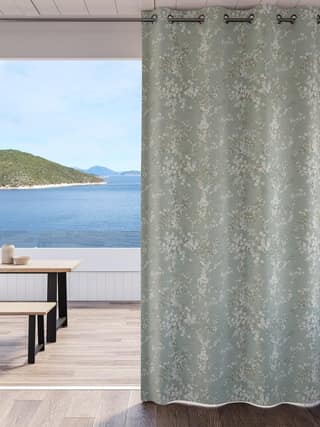 DDECOR - 100% PolyesterFloral PatternDoor 7 Ft|135 CM X 225 CM| - Green