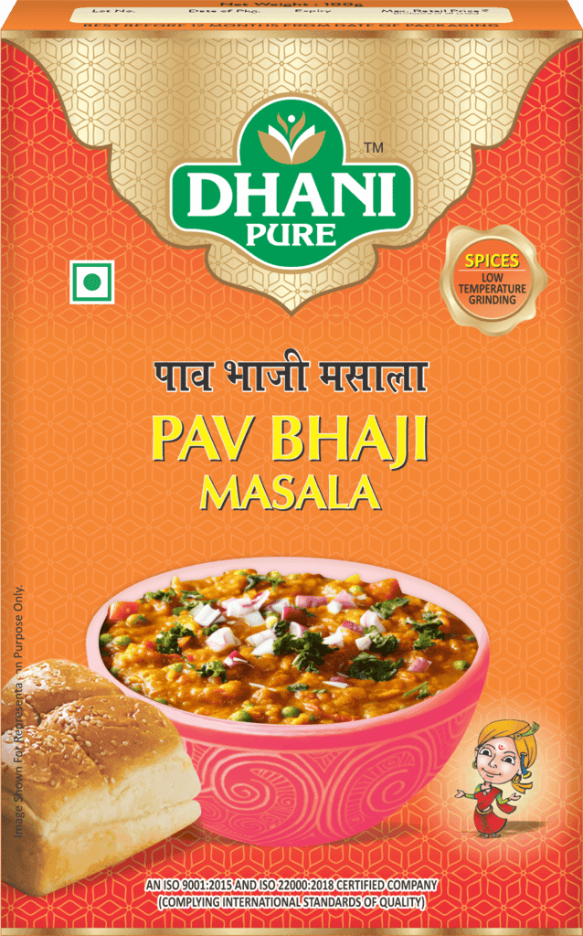 Dhani Pure Pav Bhaji Masala Box (MRP : RS. 10/- ONLY)