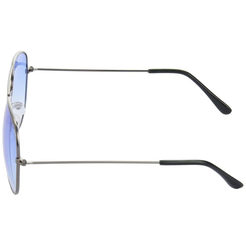 Hrinkar Blue Pilot Stylish Goggles Grey Frame Sunglasses for Men & Women - HRS35 view 3