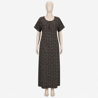 Elegant Black Comfort Gown