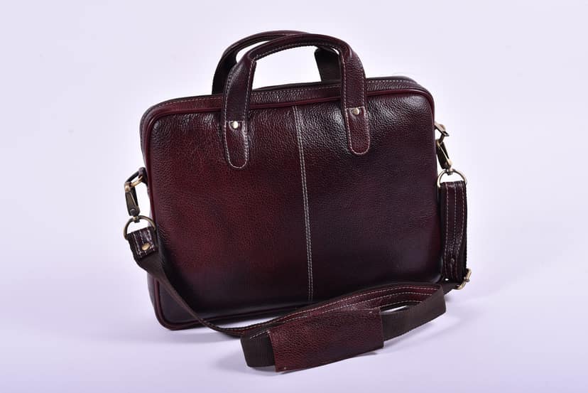 Leather Laptop Bag view 4