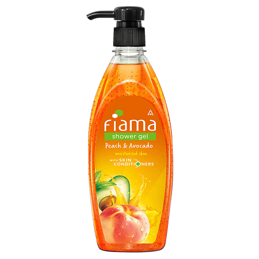 Fiama Shower Gel Peach & Avocado, Body Wash, 500 Ml Pump