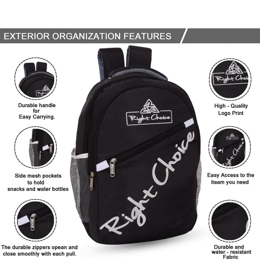 RIGHT CHOICE Large 45L Laptop Backpack Daily use Unisex office/school/college Laptop Backpack view 2