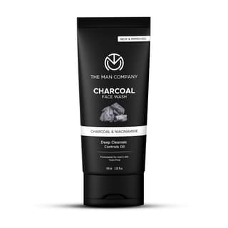 Charcoal Face Wash for Men Charcoal & Niacinamide | Deep Cleansing & Oil Control