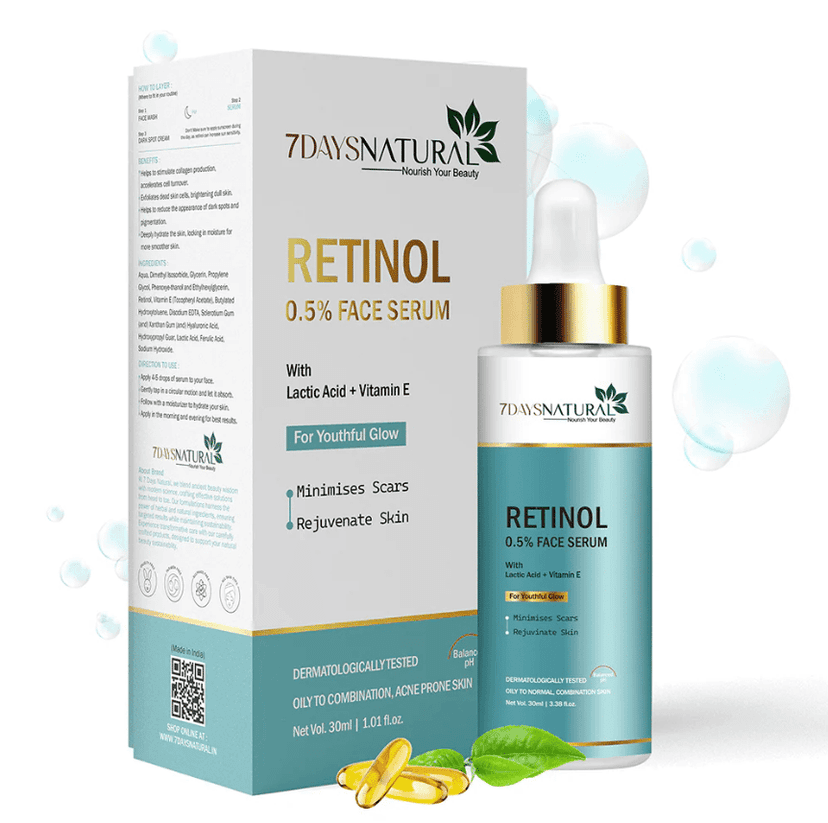 Elegantra Anti Ageing Face Serum Dermatologically Tested Naturally Derived Retinol Facial Serum For All Skin Types 30ml Pack of 1