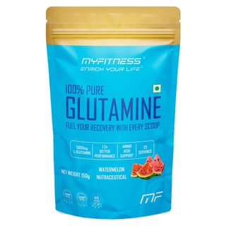 Myfitness 100% Pure Glutamine | 150g | Flavoured Glutamine Powder | 5000mg Per Serving | With Added Electrolytes