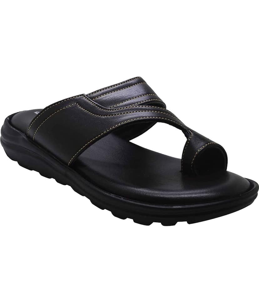 Ajanta - Brown Men's Leather Slipper