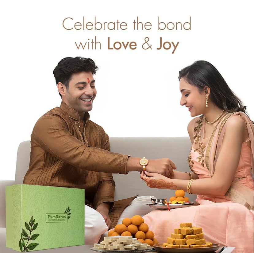 Prem Dulhan Rakhi Gift Set | Rakhi, Mehendi, Chocolates & Roli Chawal | Raksha Bandhan Gift for Sister view 5