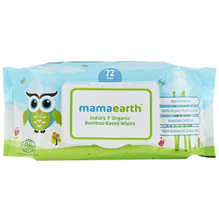 Mamaearth Bamboo Based Baby Wipes 72 Pcs