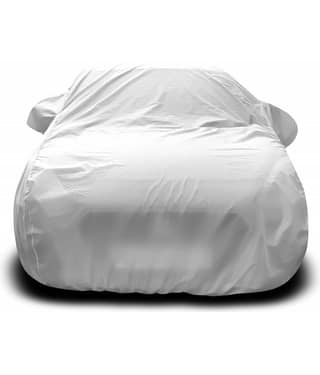 Autoretail Dust Proof Car Body Polyster Cover For Fiat punto Without Mirror Pocket Silver (Pack Of 1)