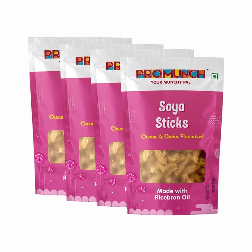 PROMUNCH Soya Sticks - Cream & Onion (30g Each)