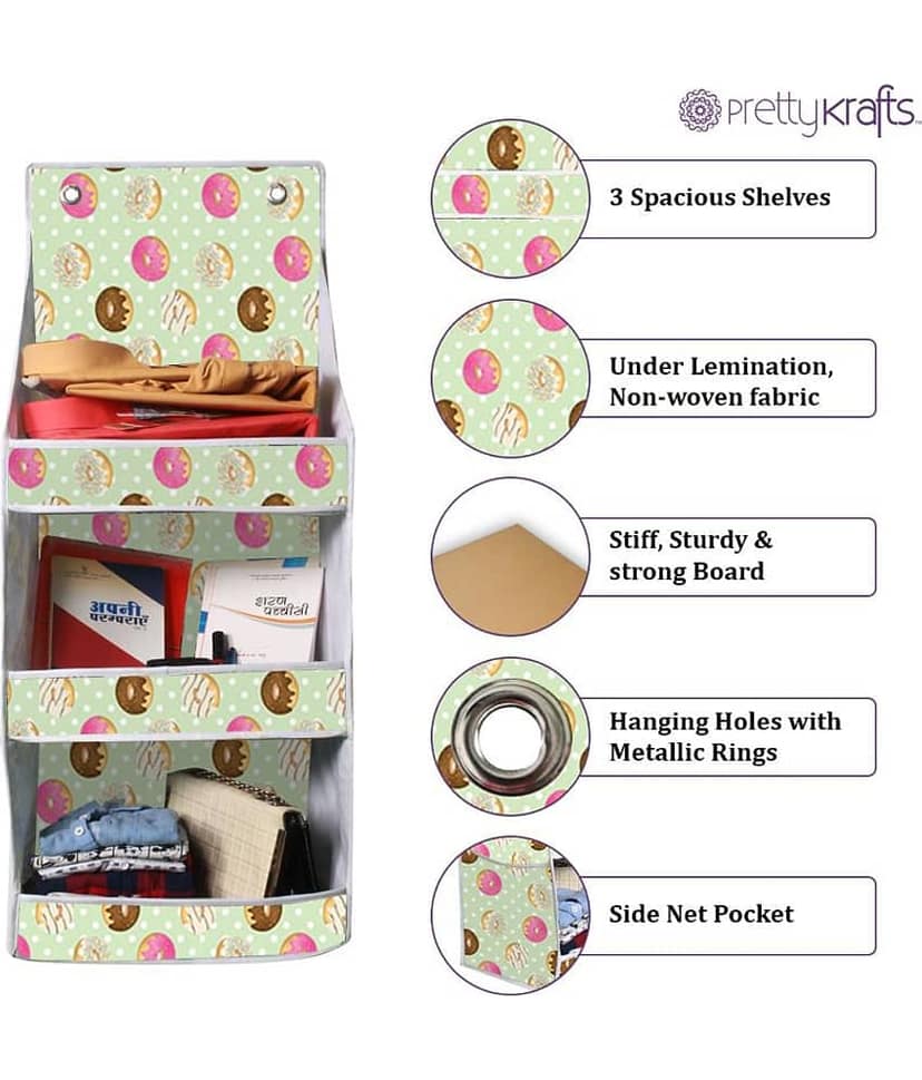 Fun Hanging Rack with Folding Wall Hanging Shelves (Pack of 2) view 2
