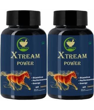 FIJ AYURVEDA Xtream Power Shilajit Capsule Supports Energy, Stamina & Vitality - 500mg 60 Capsules (Combo Pack)