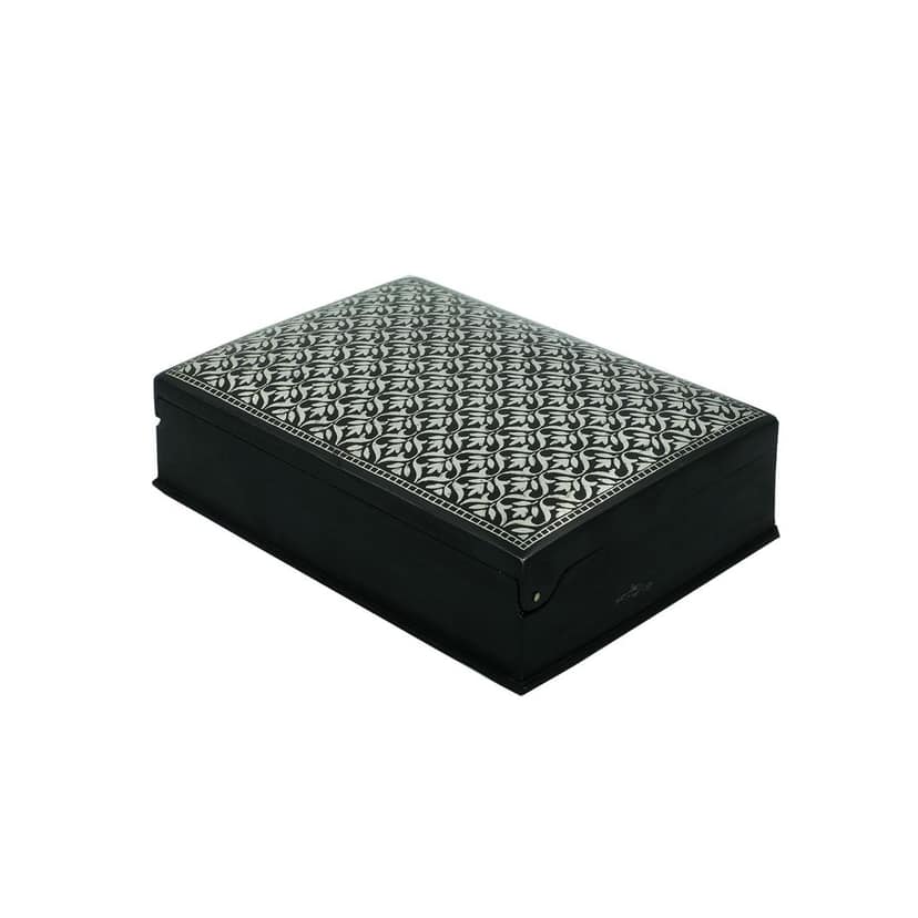 Bidri Ware Box Jewellery Sheet Boota (1TMTDCOKA09779) view 2