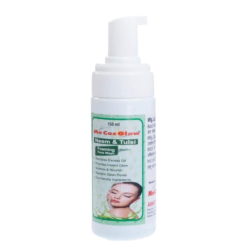 Me Cos Glow Honey Ginger Face Wash & Neem Tulsi Face Wash - Purifying Cleanser for Acne-Prone Skin, Natural Antioxidants & Herbal Formula | 150ml | Pack of 2 (Combo) view 6