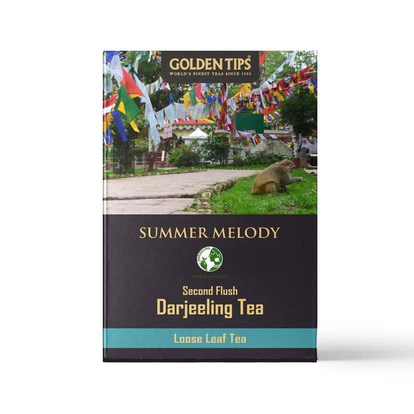 Golden Tips Summer Melody Second Flush Darjeeling Black Tea (8.81oz - 250 gm - 125 Cups)